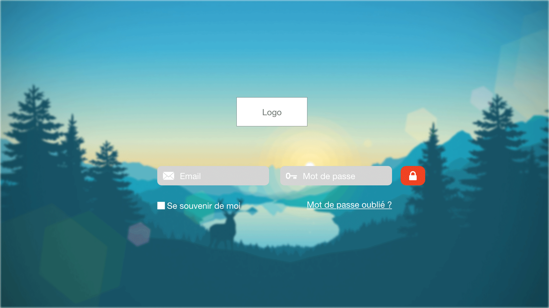 Maquette page de connexion Login et gestion d'erreur intuitive UX Design